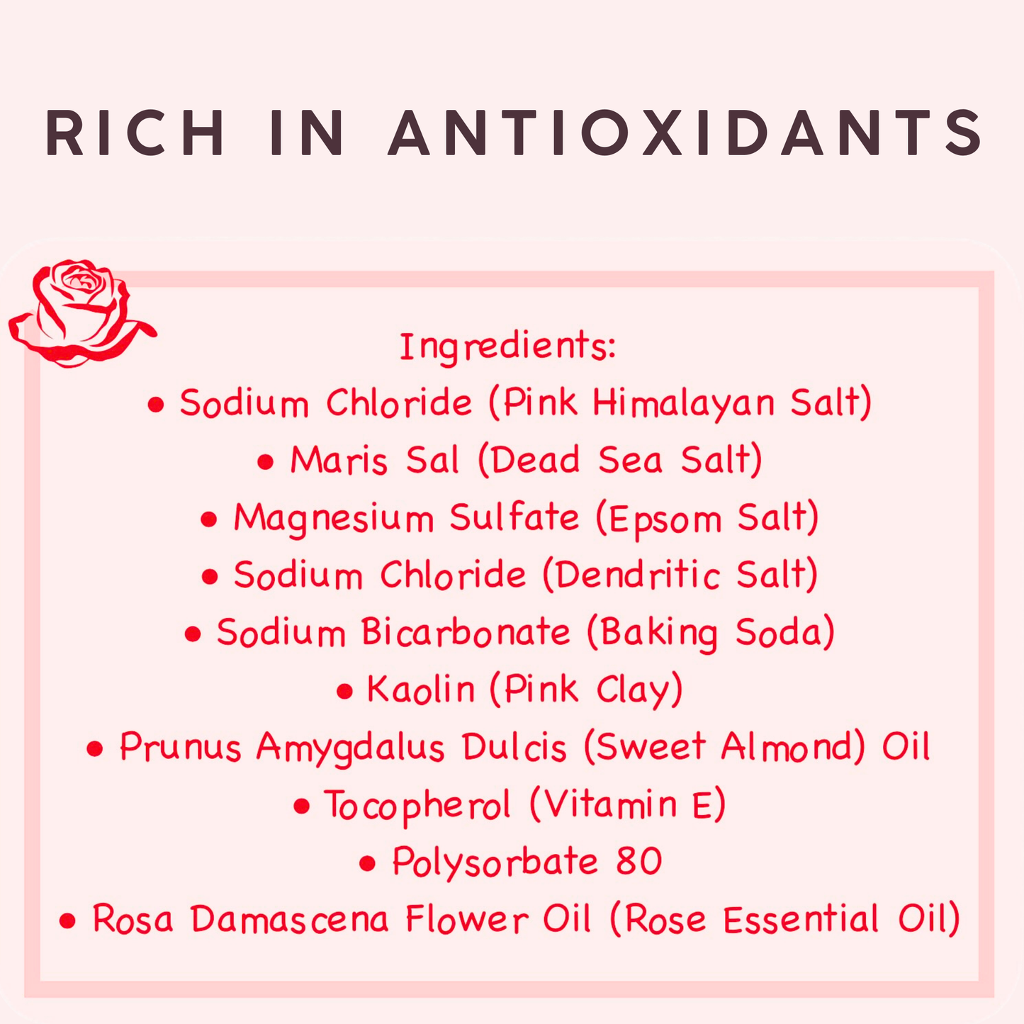 Organic Rose Petal Bath Soak